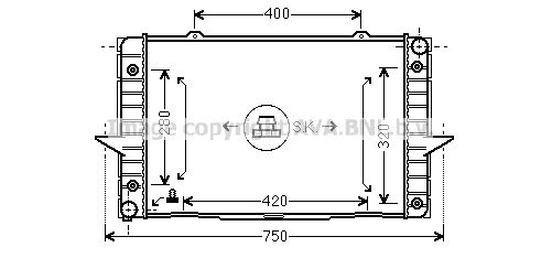 AVA QUALITY COOLING Radiators, Motora dzesēšanas sistēma VO2093